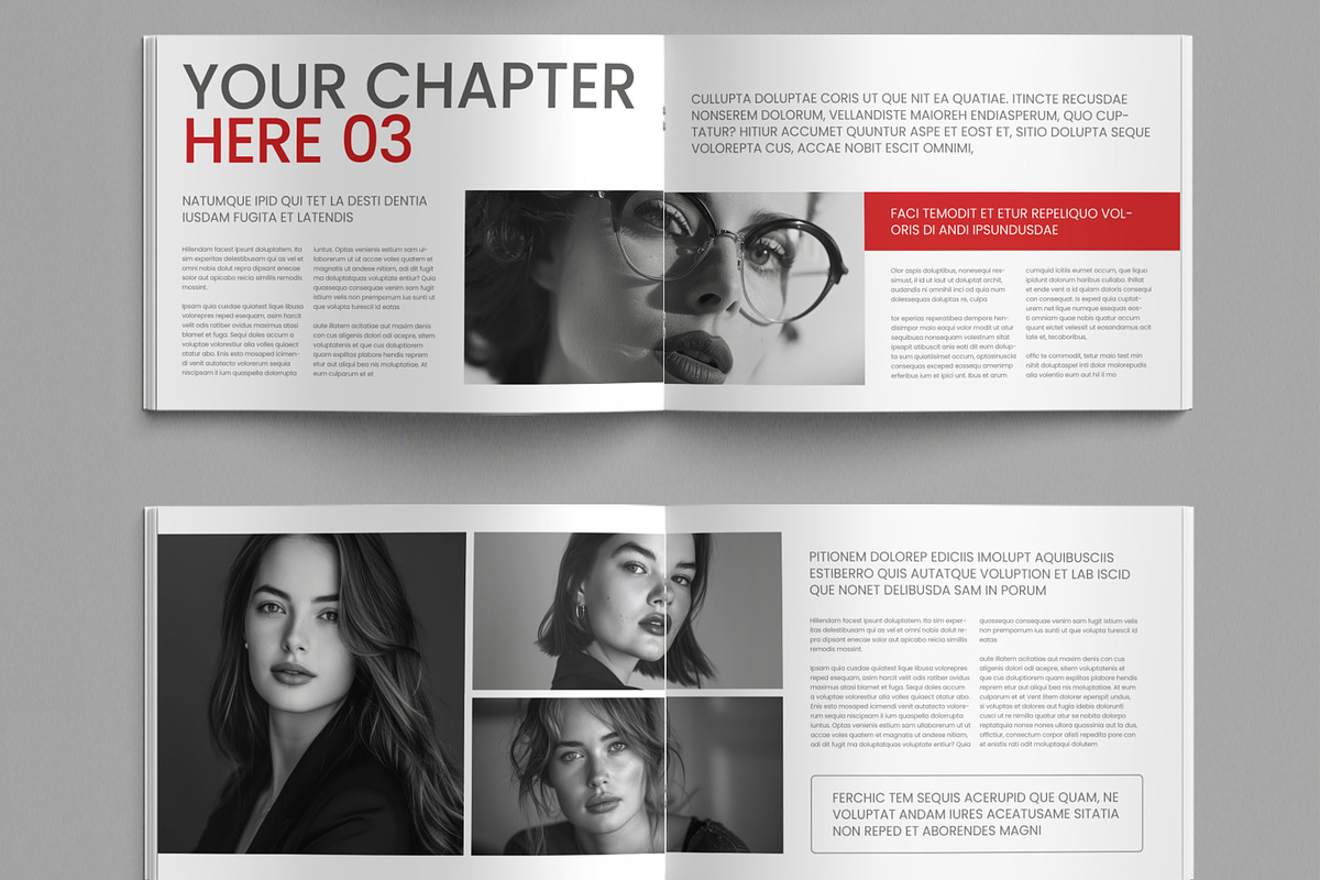 Clean Book Title Template