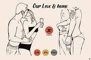 Our love and home, a Person Illustration by Olillia (Thumbnail 6 of 14)