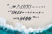 Modestine Script, a Script Font by kavoon (Thumbnail 8 of 9)