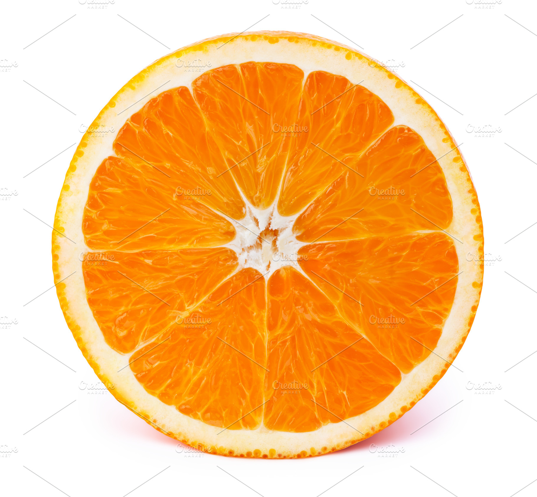 Half of orange isolated featuring orange, 1, and background, a Food & Drink Photo by vmenshov