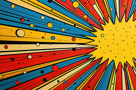 Bright Comic Boom Pop Art, a Decorative Illustration by Virgo Studio
