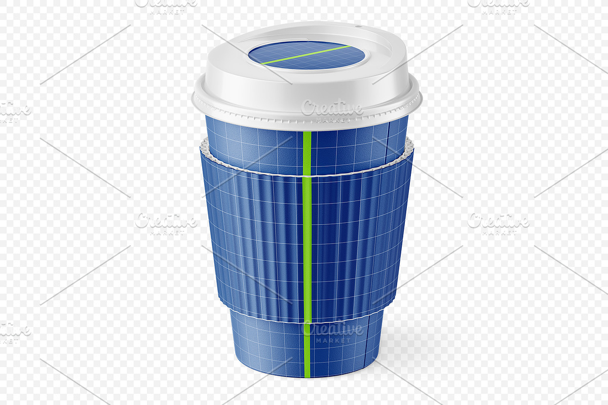 Coffee Cup & Paper Holder PSD Mockup, a Cups & Container Mockup by LoopAll (Photo 4 of 5)