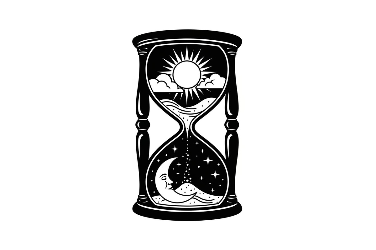 Celestial Sun Moon Hourglass Bundle, an Illustration by Gaye Art (Photo 7 of 31)