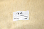Simple 2x3.5 Table Name Card Mockup, a Print Template by ILLONA GRAPHICS (Thumbnail 6 of 6)