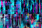 20 Seamless Digital Glitch Patterns, a Pattern Graphic by Nordic Design (Thumbnail 5 of 9)