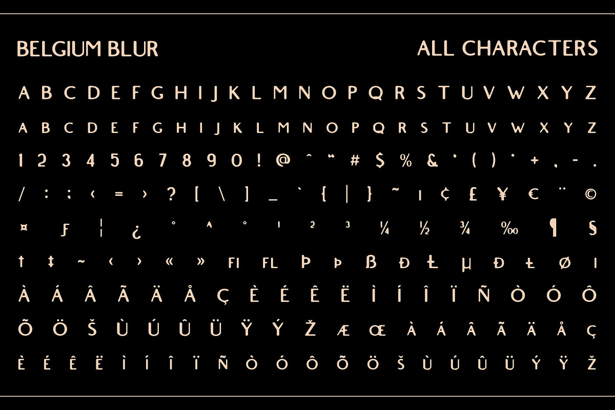 Belgium Blur, a Sans Serif Font by Craft Supply Co. (Photo 8 of 8)