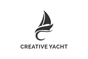 Creative Yacht Boat Logo Design