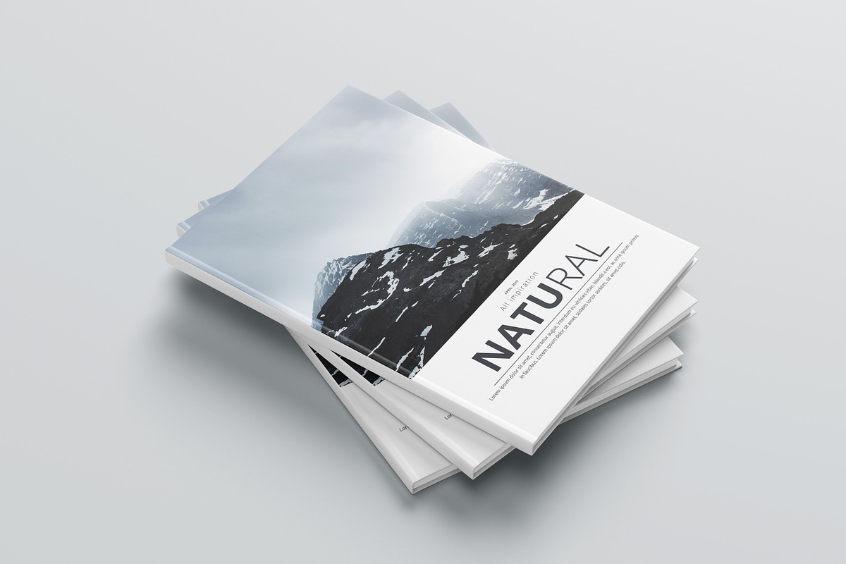 Natural Magazine Layout, a Magazine Template by obidullah_01 (Photo 2 of 13)