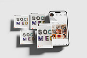 High-Quality Social Media Mockup, an Advertising Mockup by safrizalstudio (Thumbnail 5 of 5)