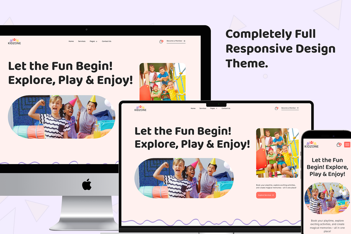 KidZone, Kids Store Website Template, a HTML Template by TNCFlow (Photo 2 of 5)