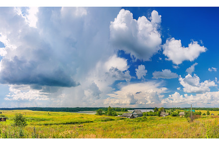 Summer sunny day in a countryside, a Nature Photo by sborisov