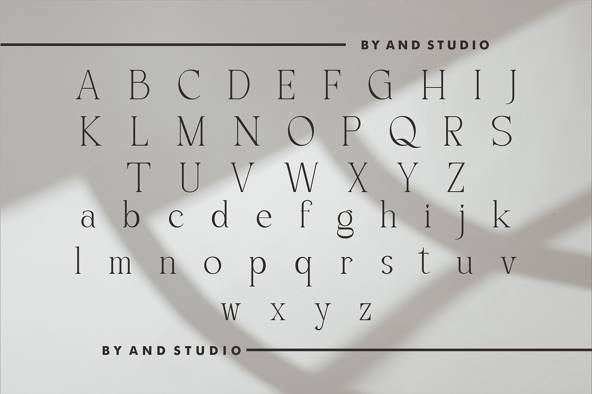 Quiffed Flicker, a Serif Font by And Studio (Photo 15 of 16)