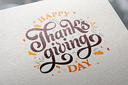 Thanksgiving logotype, a Poster Template by Anna's Lettering (Thumbnail 2 of 3)