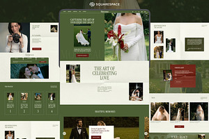 Photographer Squarespace Website