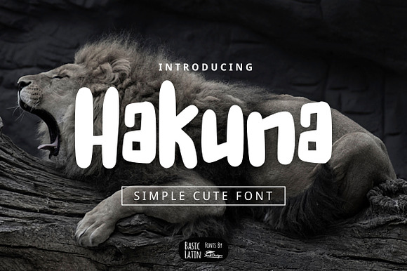 Hakuna Cute Font preview 6