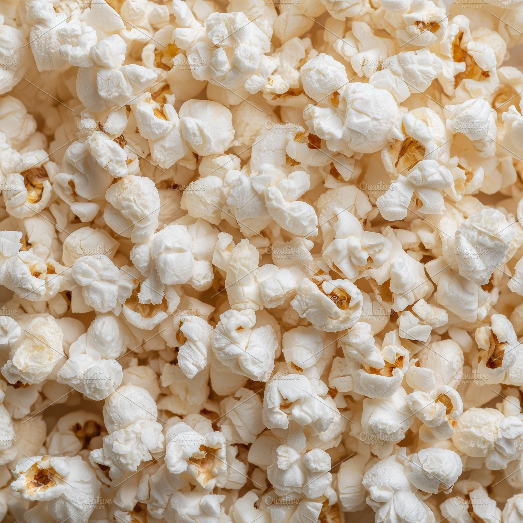 Popped popcorn texture, a Food & Drink Photo by Mockup Bureau