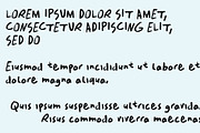 Foxtrot, a Handwritten Font by Headquarters (Thumbnail 3 of 5)
