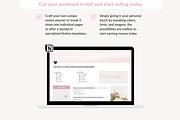 Notion template bundle dashboard, a Templates & Theme by Cate Creates (Thumbnail 6 of 12)