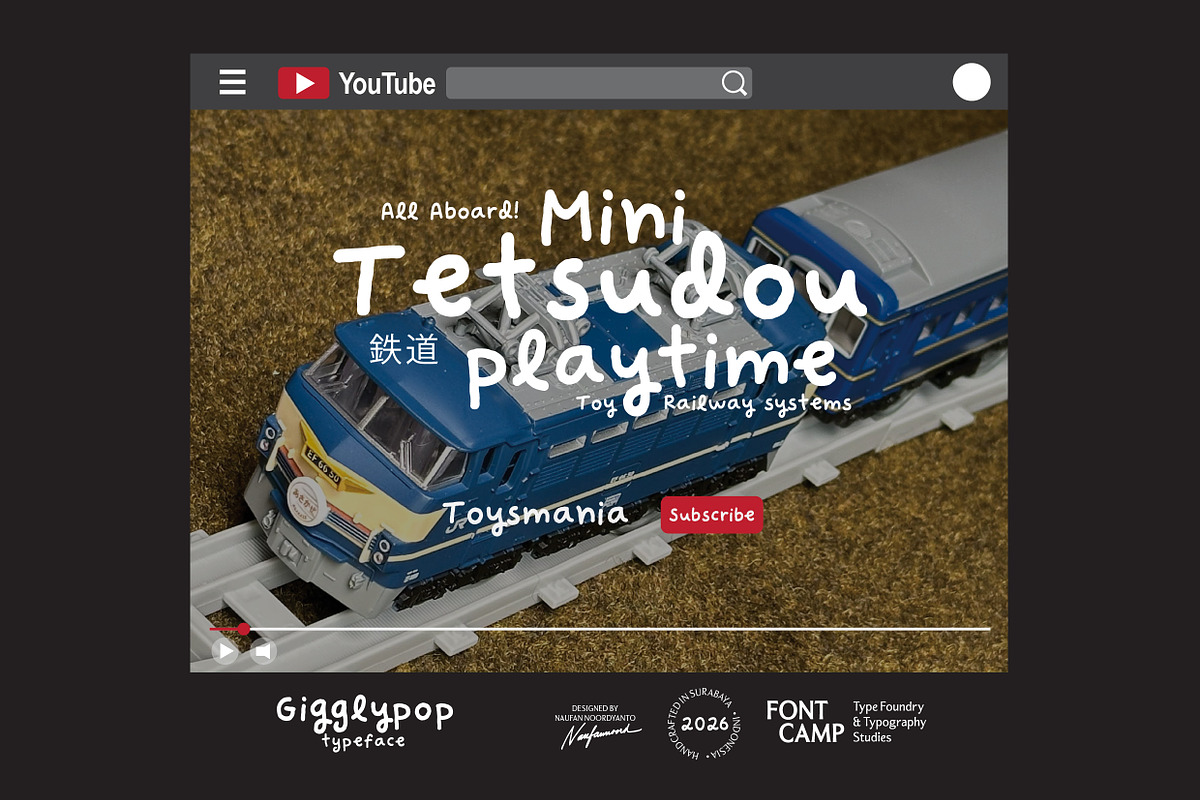 Gigglypop Font, a Handwritten Font by Fontcamp Type Foundry (Photo 10 of 17)