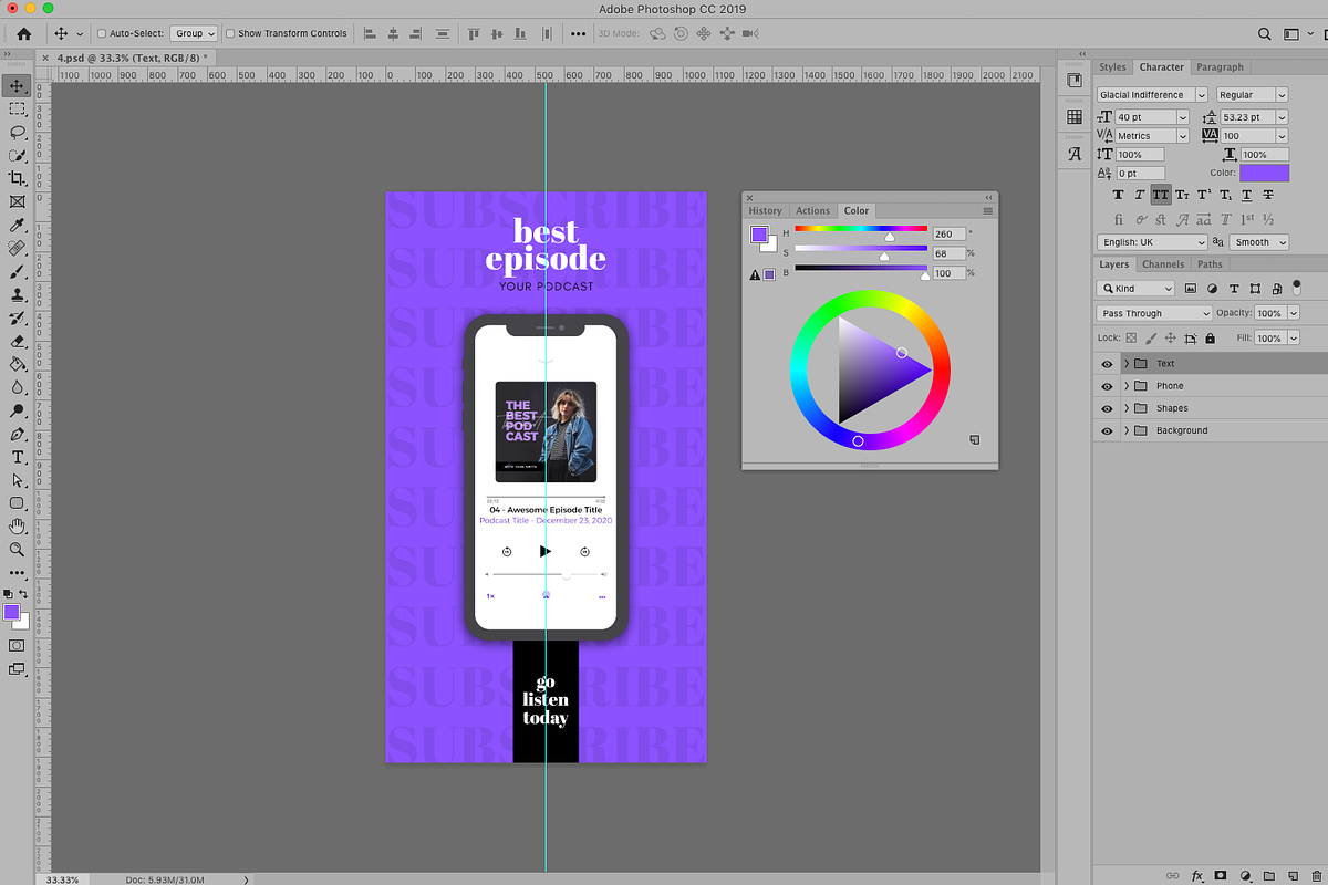 Podcast Stories for CANVA + PS, a Social Media Template by Roger Coles (Photo 6 of 6)