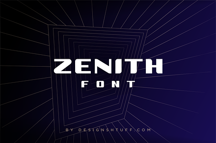 ZENITH DISPLAY FONT • ROUND + SHARP