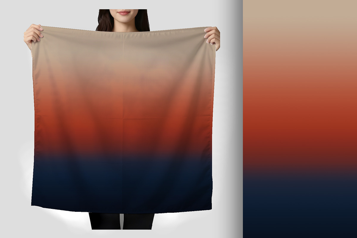 Gradient Classic Navy and Beige, a Background Graphic by Sharon Schwalbe (Photo 3 of 6)