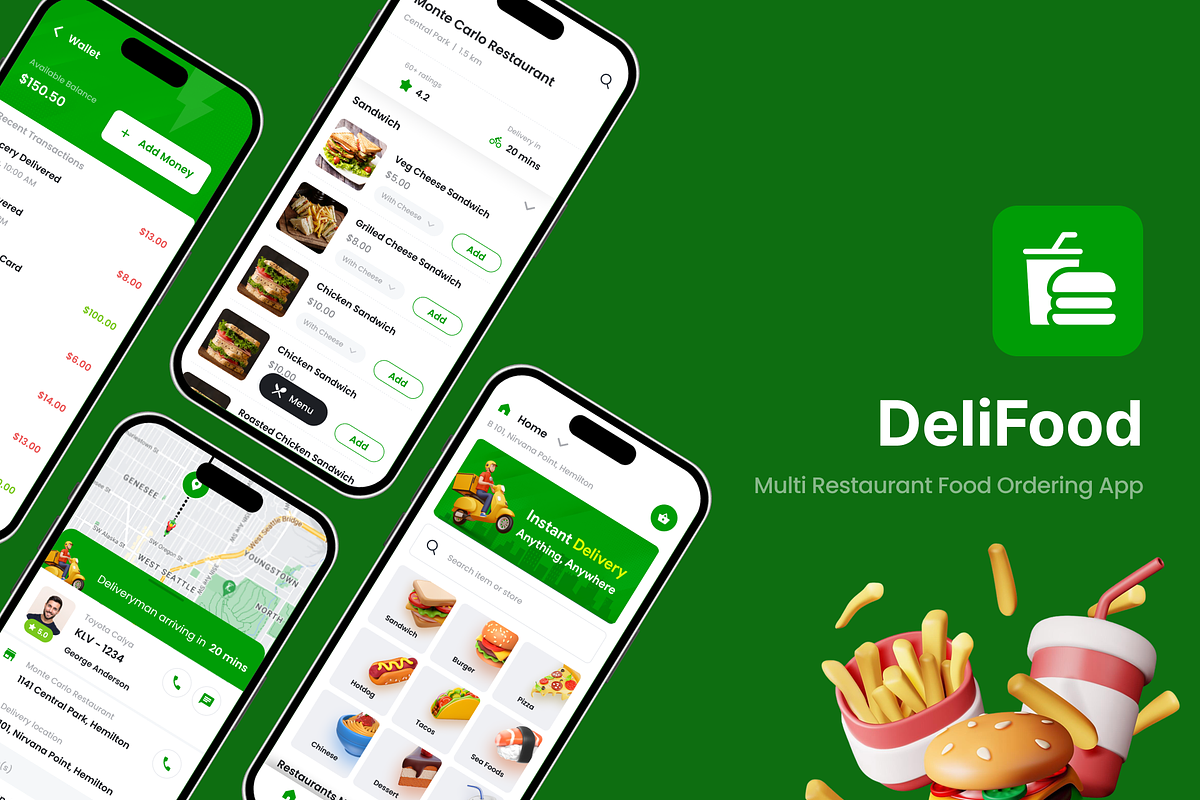 Food Ordering App | DeliFood