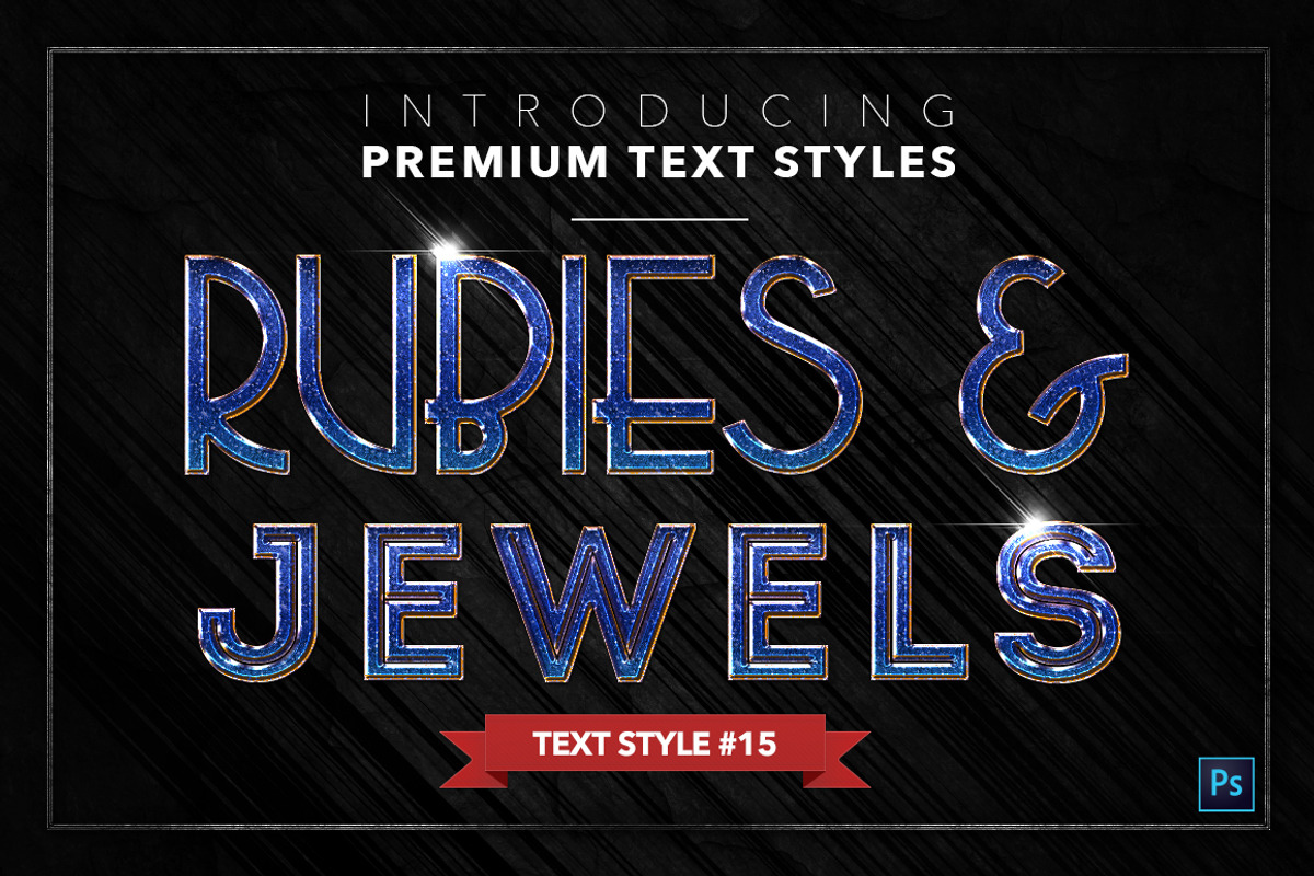 Rubies & Jewels #2 - 15 Text Styles, a Layer Style Add-On by Jonas Stensgaard (Photo 16 of 18)