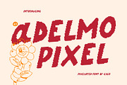 CS Adelmo Pixel, a Sans Serif Font by Craft Supply Co. (Thumbnail 1 of 8)