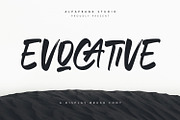 Evocative - Brush Font, a Script Font by Alpaprana (Thumbnail 1 of 13)