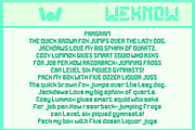 Robot Design Font, a Font by weknow (Thumbnail 6 of 8)