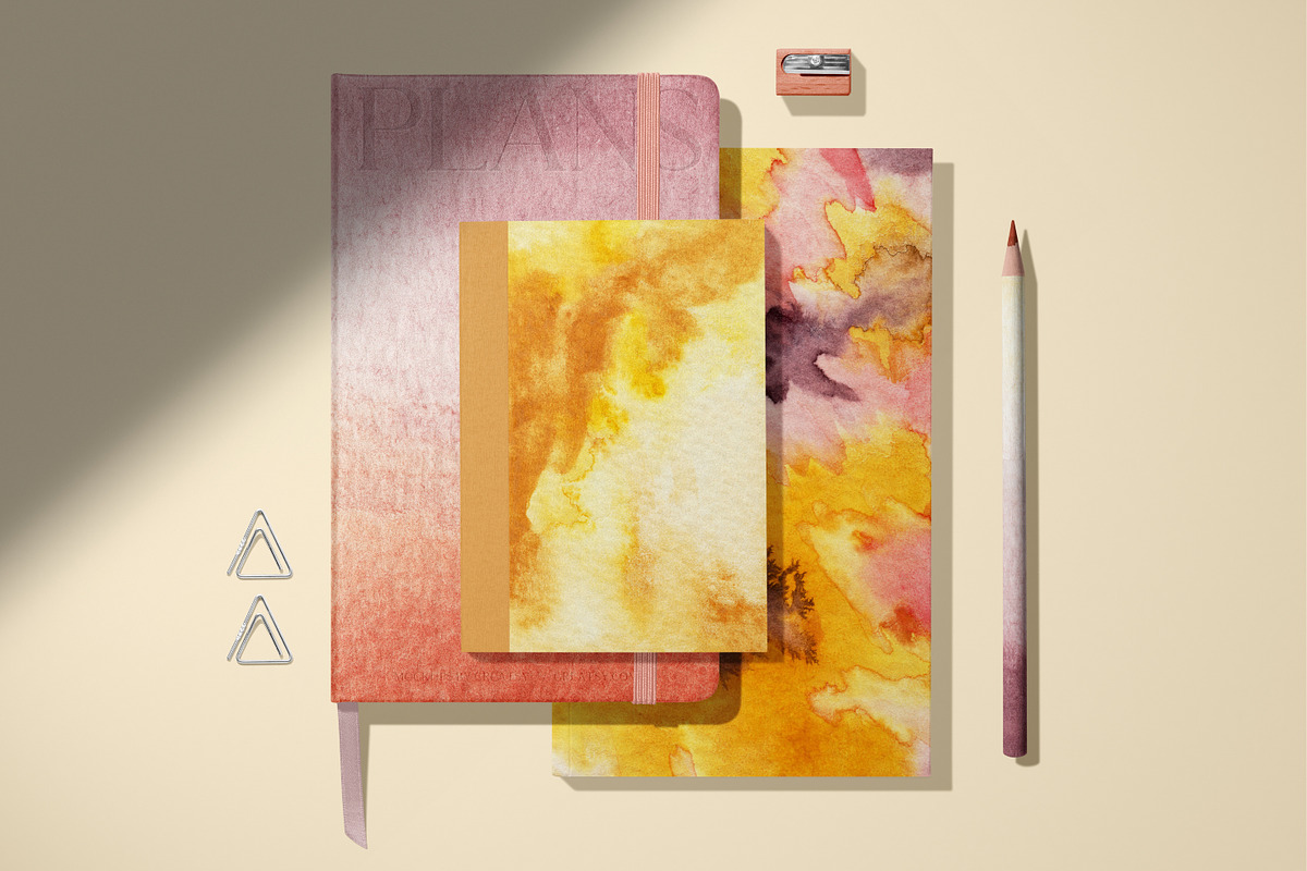 Hand-Painted Watercolor Backgrounds, a Background Graphic by CapriceMeDesigns (Photo 4 of 18)