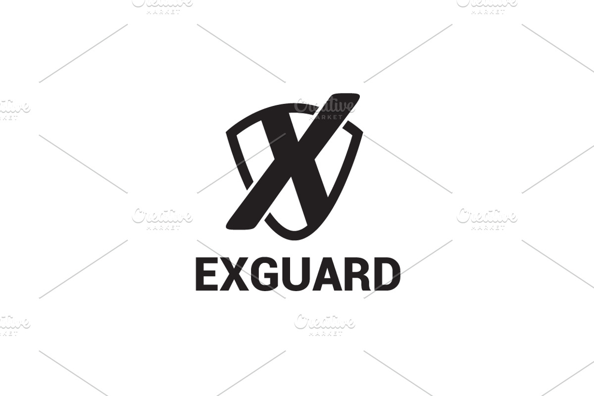 X Guard - Letter X Logo, a Branding & Logo Template by Sahade Studio