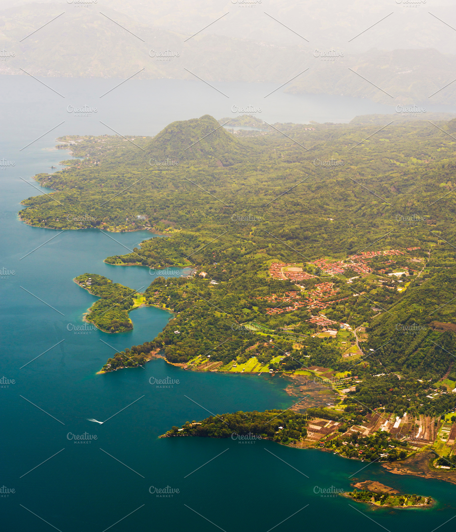 Aerial view of Santiago, a Nature Photo by THP Creative