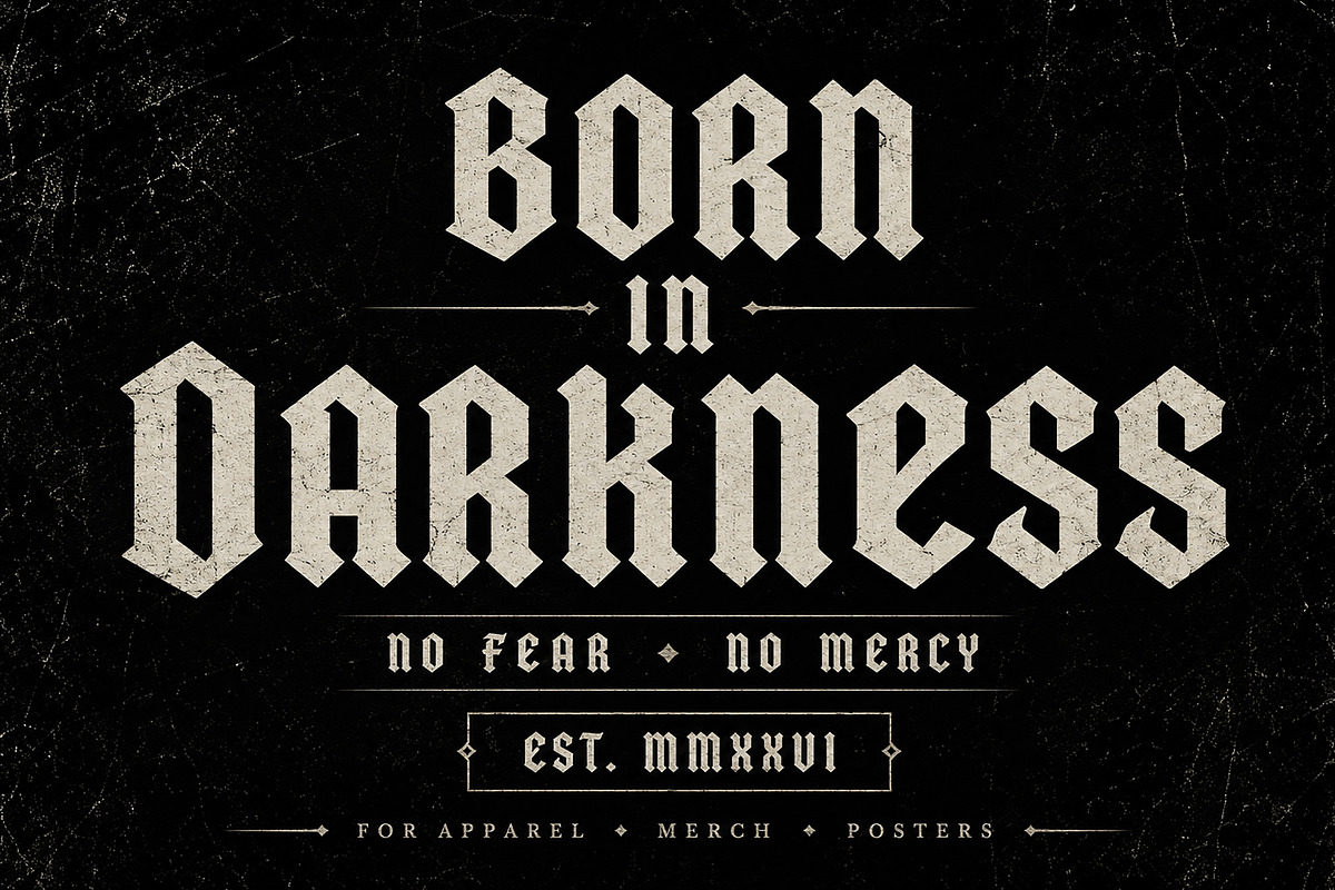 Avenakrypte, a Blackletter Font by Wow Magic (Photo 5 of 5)