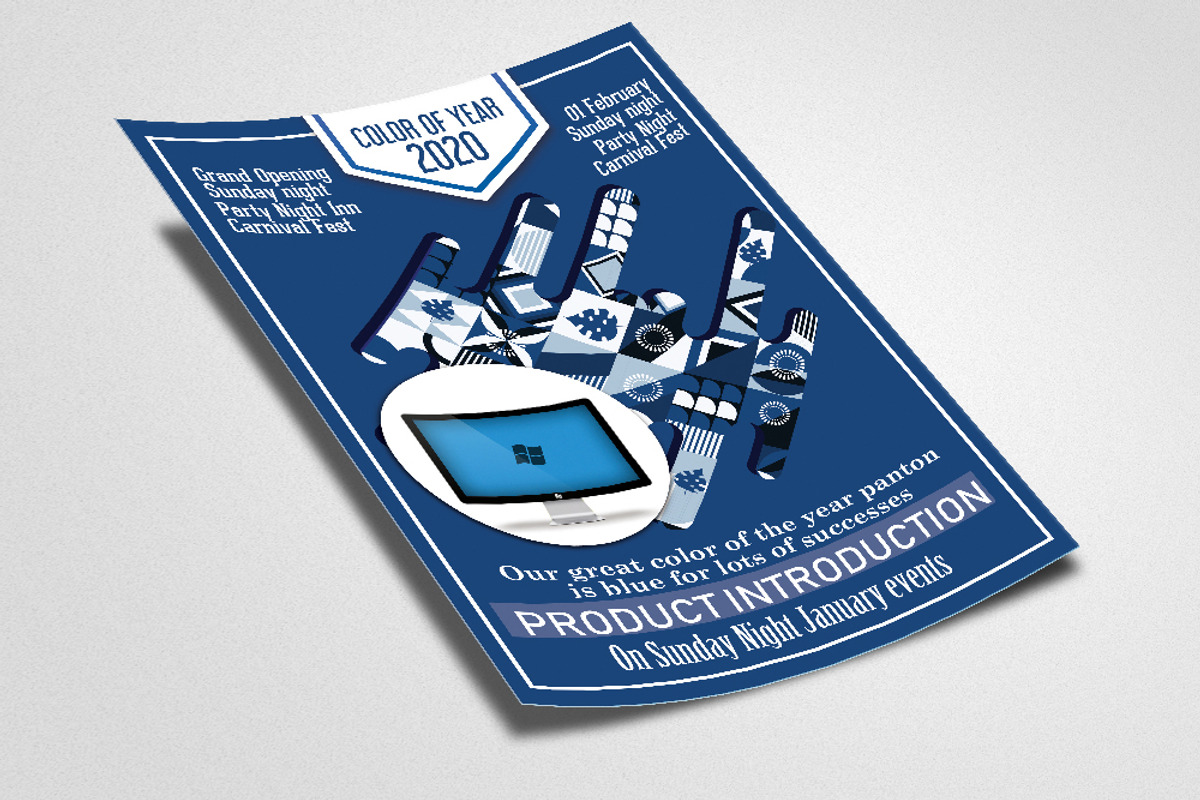 New Product Introduction Ads Flyer, a Flyer Template by Psd Templates