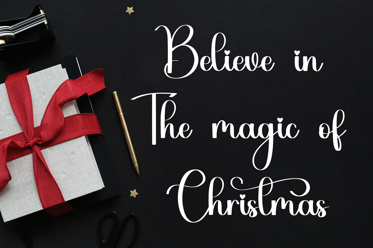 Anabel Christmas, a Handwritten Font by InermediaSTUDIO (Photo 7 of 7)