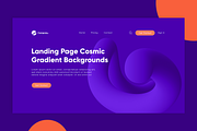 20 Futuristic Vector Web Designs, a Landing Page Template by QASO (Thumbnail 2 of 11)