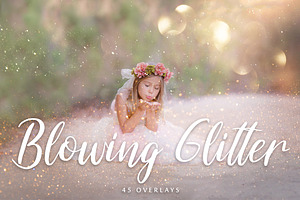 45 Blowing Glitter Overlays, a Layer Style Add-On by VligCreativeStudio