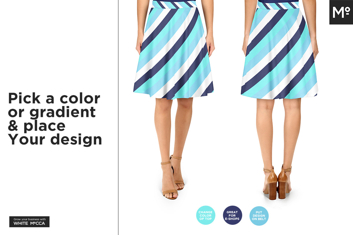 10x Women Skirts Mock-ups Set, a Pens & Pencil Mockup by Mocca Mockups Store (Photo 5 of 15)