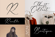 Qlouchester Westfild Luxury Script, a Script Font by Storytype Studio (Thumbnail 5 of 15)