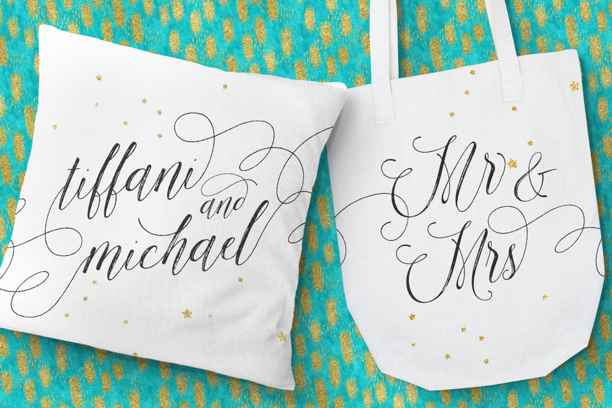 Amelia Script - Draft version, a Script Font by Blessed Print (Photo 18 of 19)