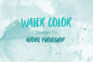 60 Soft Watercolor Brushes For PS