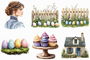 Watercolor Easter Clipart, an Illustration by Libby Wishes (Thumbnail 8 of 9)