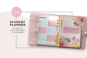 Student Planner, Canva Planner