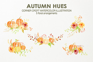 Autumn Hues Pumpkin Clipart