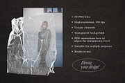 PNG Wrinkled Glued Paper Pack, an Object Graphic by Marie T (Thumbnail 16 of 16)