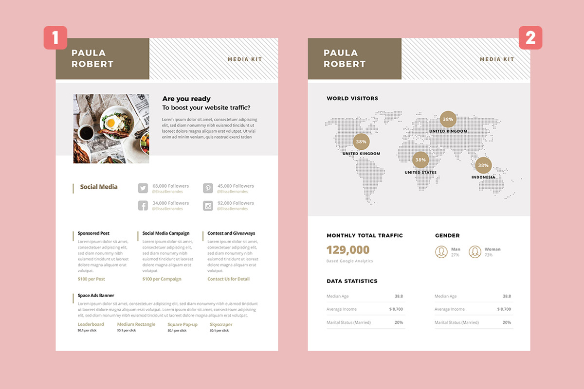 Media Kit for Blogger, a Social Media Template by ariodsgn (Photo 2 of 4)