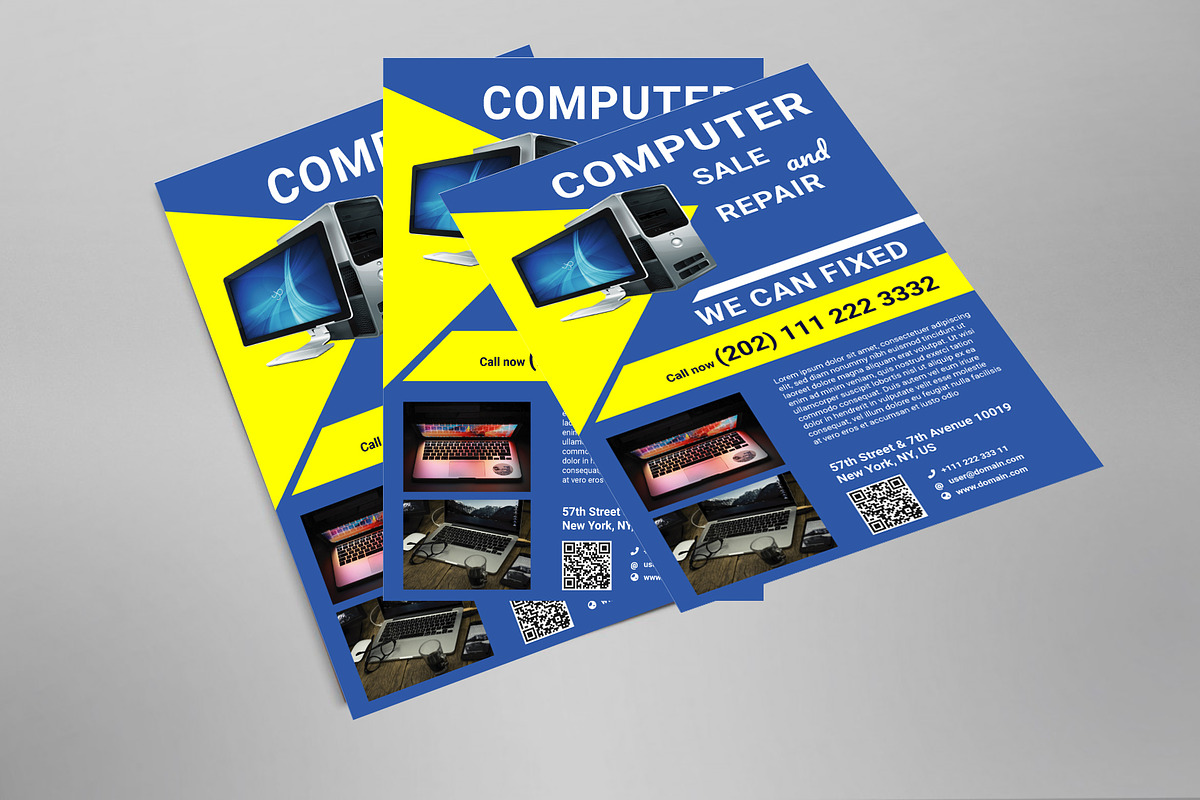 Computer Flyer, a Flyer Template by PenciGraphics (Photo 1 of 2)
