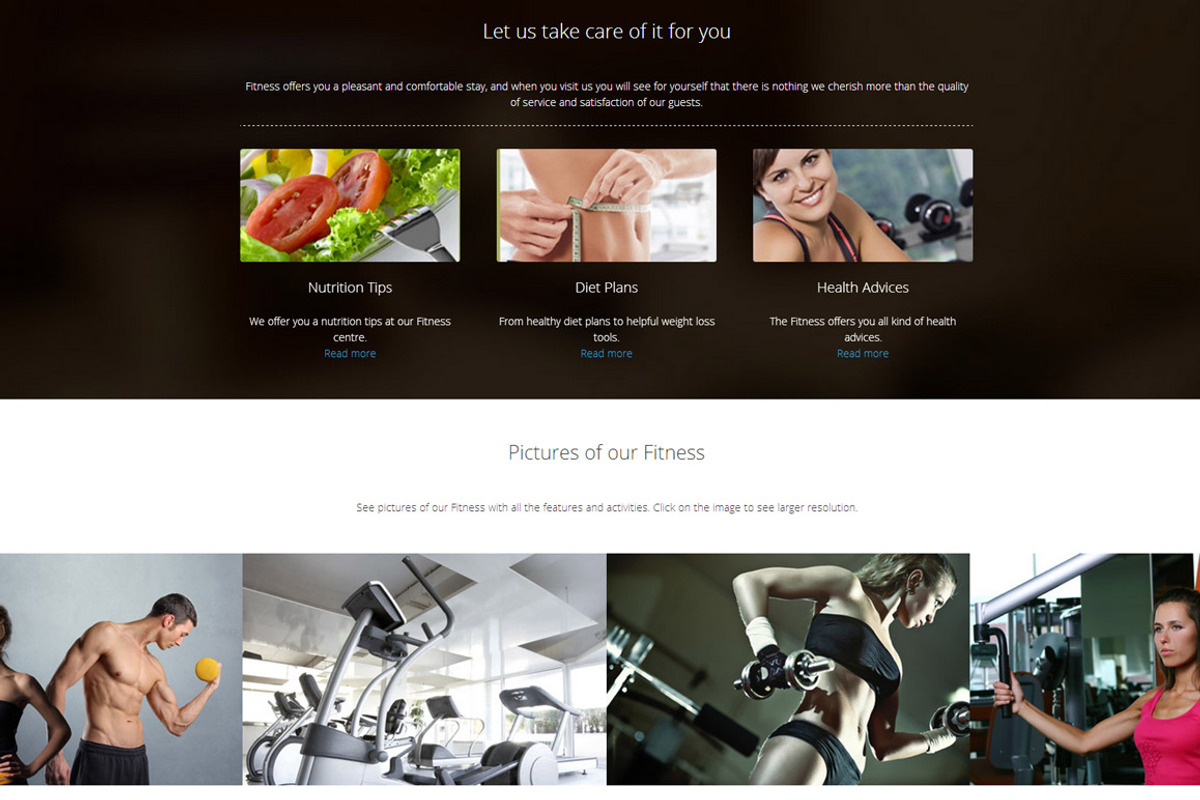HOTFIT - Hotel and Fitness Template, a Websites & App Template by www.ThemeStreet.Net (Photo 2 of 5)